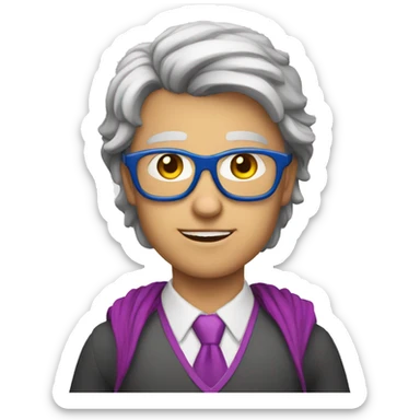 superhero headteacher sticker