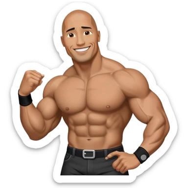 The Rock Look sticker