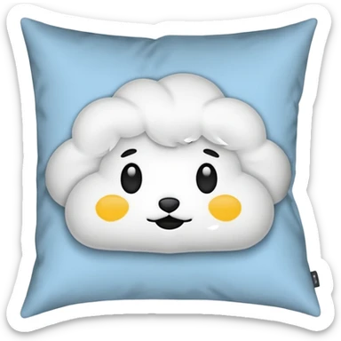 bed pillow  sticker