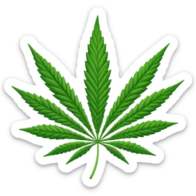 Cannabis sticker