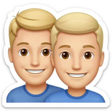 Two homo guys sticker