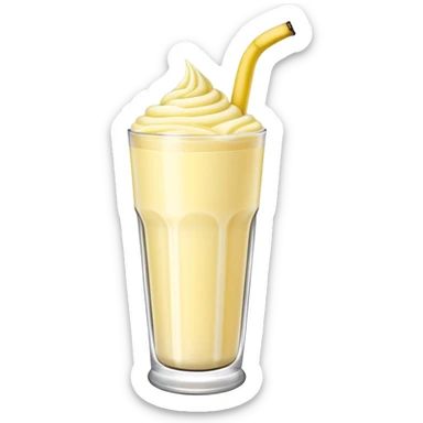 Banana milk shake sticker
