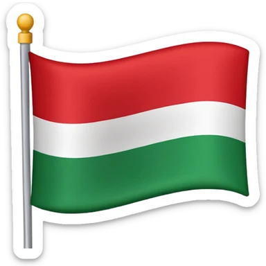 red on top, black in the middle, and green bottom horizontal stripe flag sticker