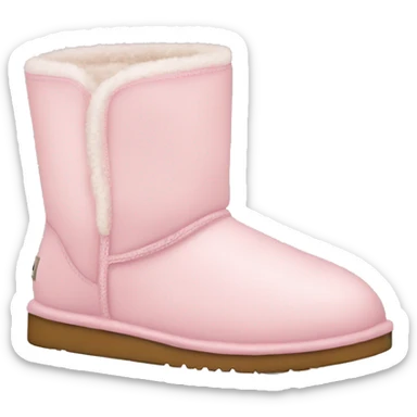 light pink uggs sticker