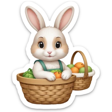 freya the rabbit from calico critter sticker