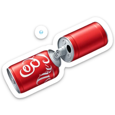 red soda can sticker