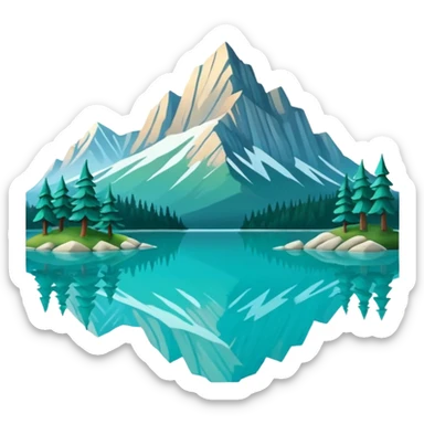 Emerald lake Canada  sticker