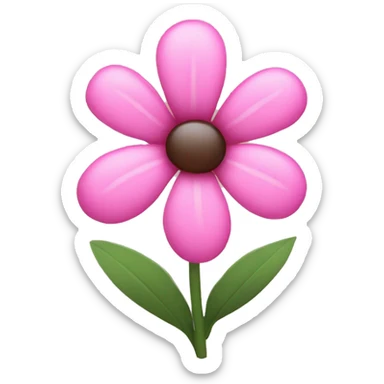 Pink flowers sticker