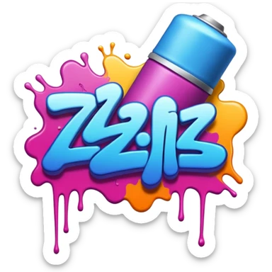 Граффити 72 sticker