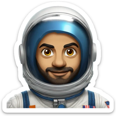 Virat kohli as astronaut sticker