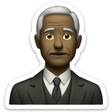 Old money stye a man sticker