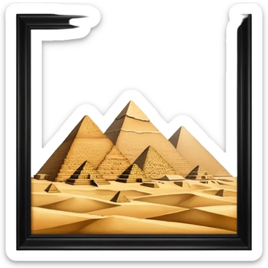 pyramids of giza sticker