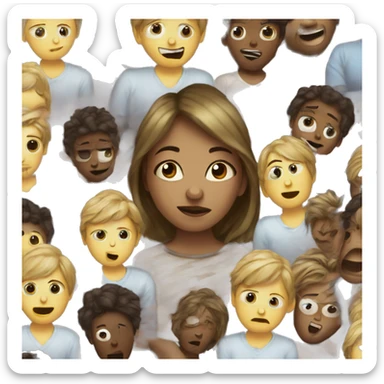 visual representation of a childhood fever dream - something that doesn't feel real but absolutely was sticker