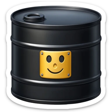 oil barrell sticker