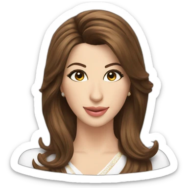 Nancy ajram Queen of arab pop sticker