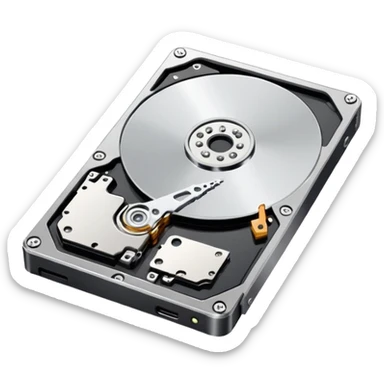Hard Disk sticker