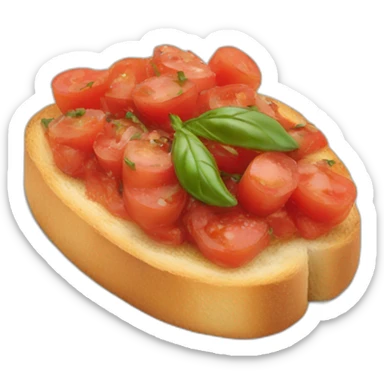 Bruschetta sticker