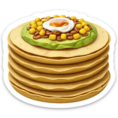 corn tostadas sticker