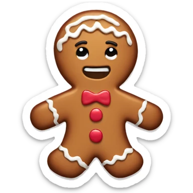 Gingerbread sticker