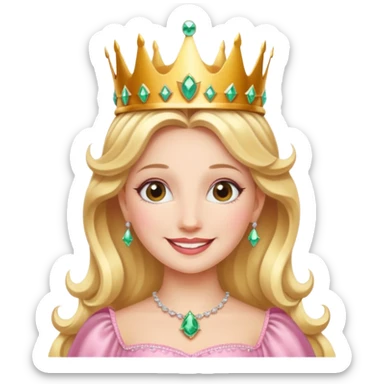 glinda the good crown sticker