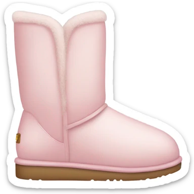 light pink uggs sticker