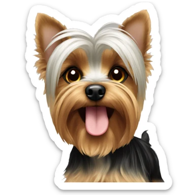 parti yorkie sticker