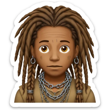Dreads chain sticker