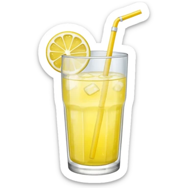 basic lemonade in tumbler sticker