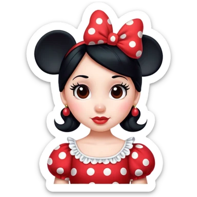 Minnie mouse sticker