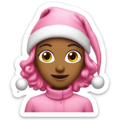 Pink Christmas  sticker