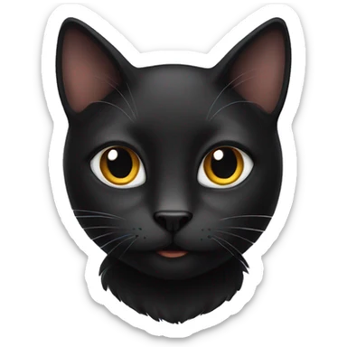 Black Cat  sticker