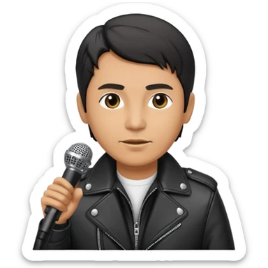 presidente milei rock star sticker