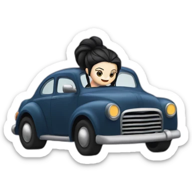 Amy Lee driving car sticker