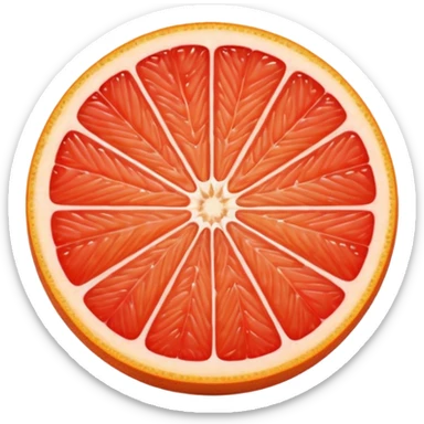 grapefruit sticker