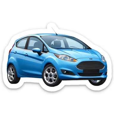 Car Ford fiesta sticker