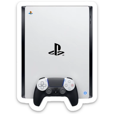 generate me a high quality PlayStation 5 Console sticker