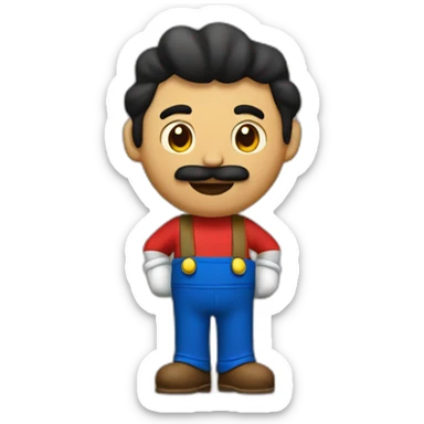 Jota mario sticker