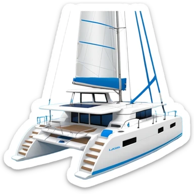 Make me a lagoon 43 catamaran sticker