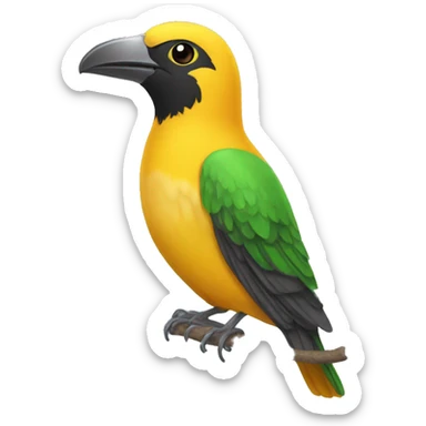 Pájaro barranco  sticker