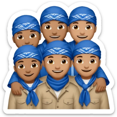 gangster crips sticker