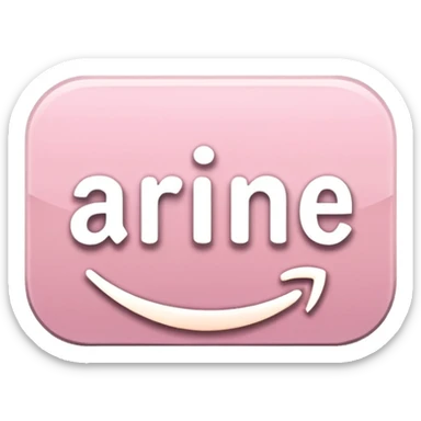 amazon prime video aesthetic logo in pastel pink sticker