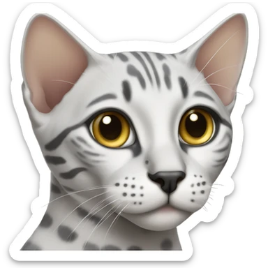 Egyptian mau cat sticker