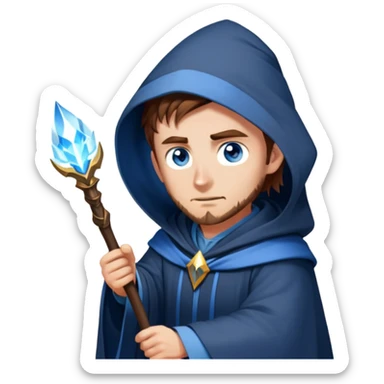 Stormcaller Wizard sticker