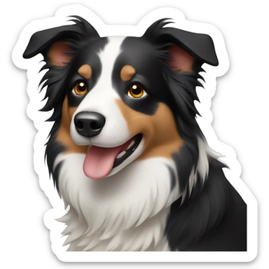 Border collie sticker