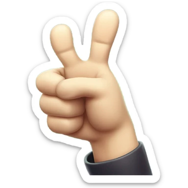 thumb up, mystery gloomy hand in magical style sticker