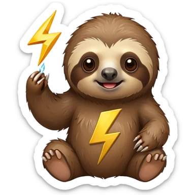 🦥⚡️🎲 sticker