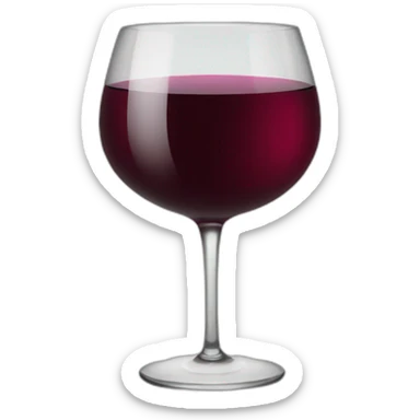Verre de vin sticker