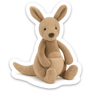 Wallaby Jellycat plush  sticker