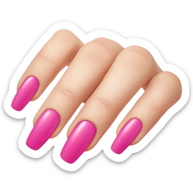 nails with manucure sticker