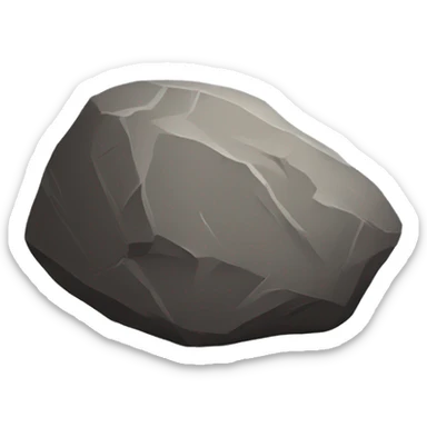 A huge rock to sit sticker